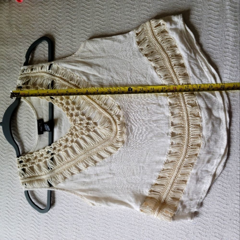 Cream Boho Top - Picture 3 of 10